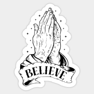 Believe Sticker